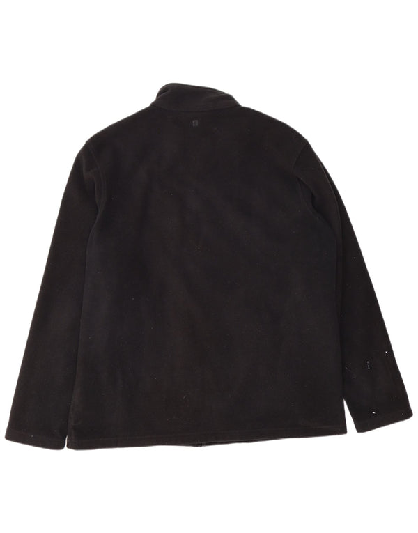 Mountain Warehouse Herren-Fleecejacke, UK 42, XL, Schwarz, Polyester