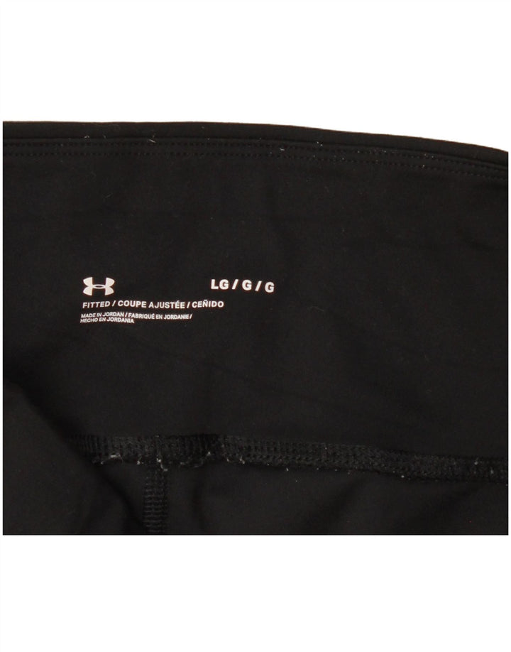 Under Armour Damen Leggings UK 14 Large Schwarz