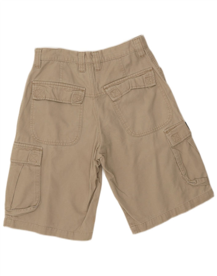 FREEGO Herren Cargoshorts W30 Mittelbeige Baumwolle