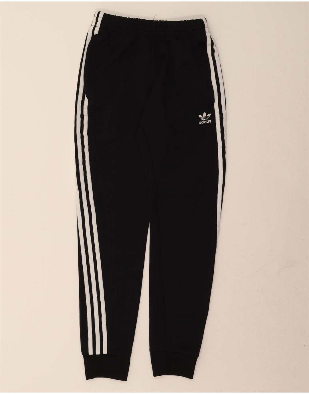ADIDAS Mens Tracksuit Trousers Joggers Small  Black Polyester Vintage Adidas and Second-Hand Adidas from Messina Hembry 