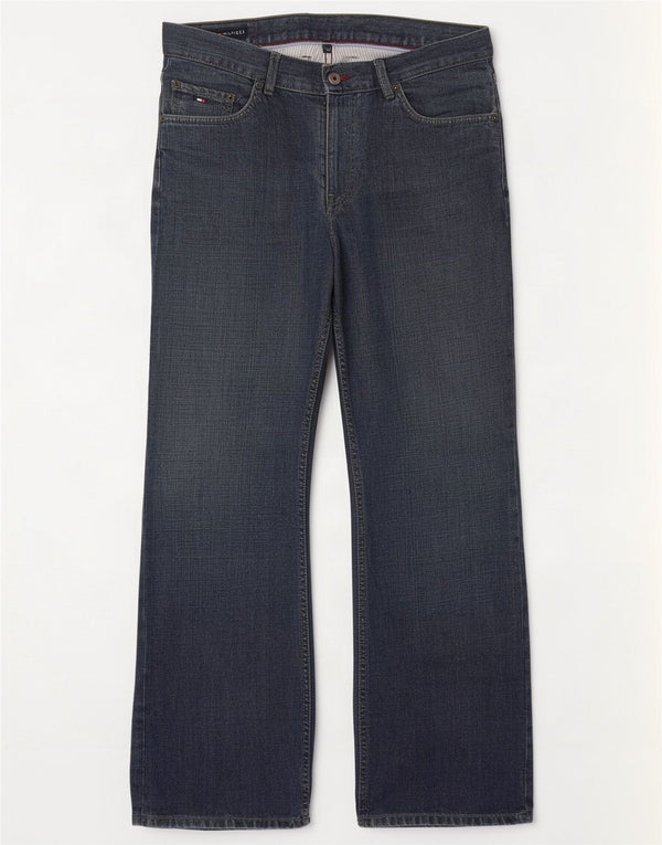 Tommy Hilfiger Herren Straight Jeans W34 L30 Marineblau Baumwolle