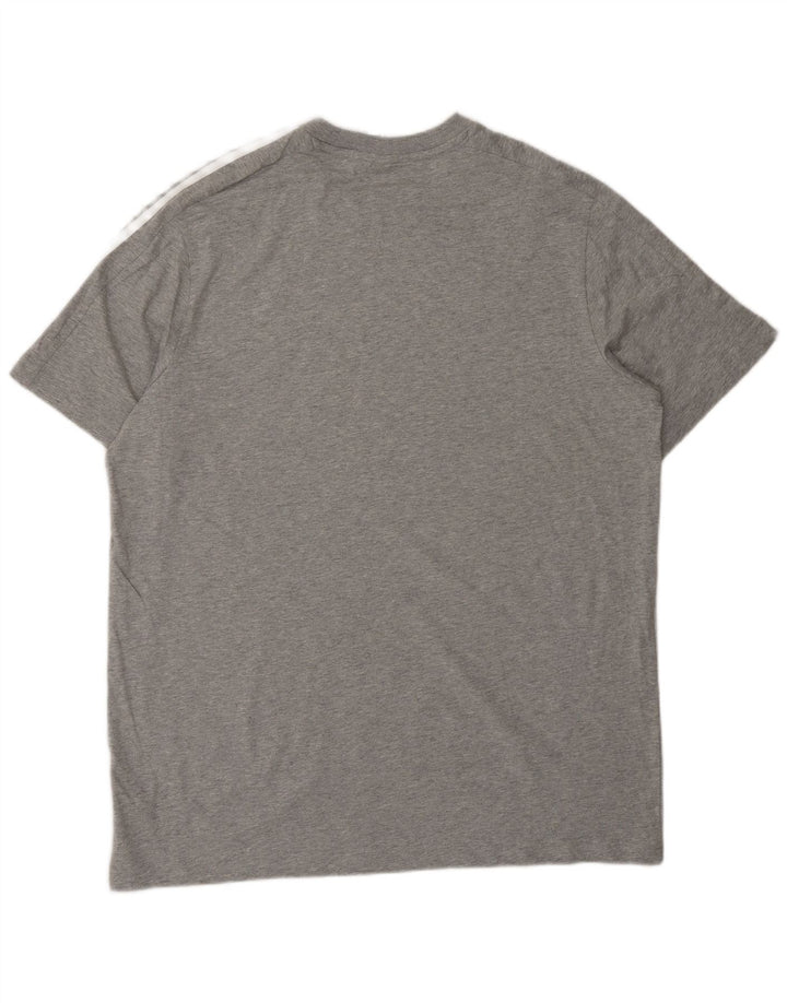 Adidas Herren T-Shirt Top XL Grau Baumwolle