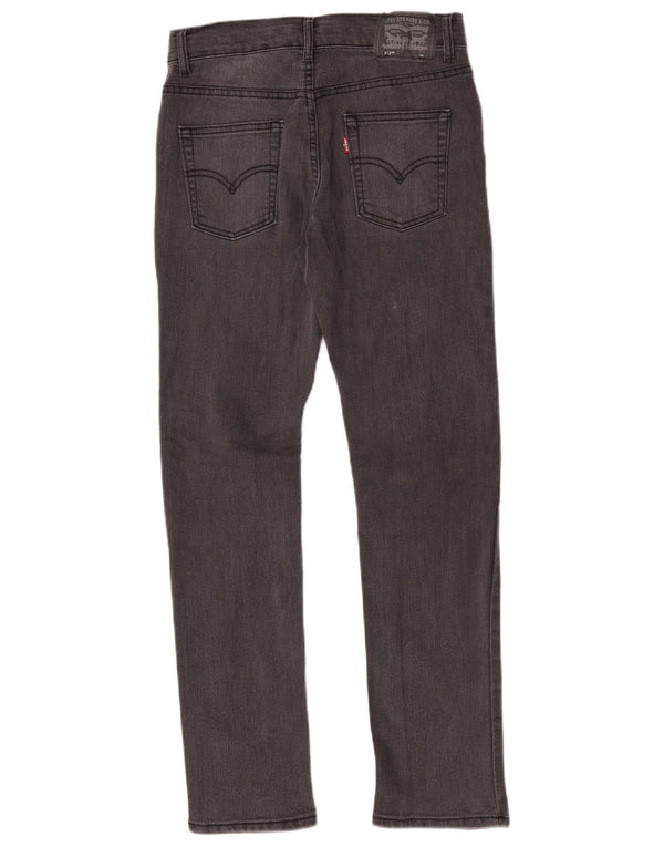Levi's Jungen 512 Slim Tapered Jeans 13–14 Jahre W28 L29 Graue Baumwolle