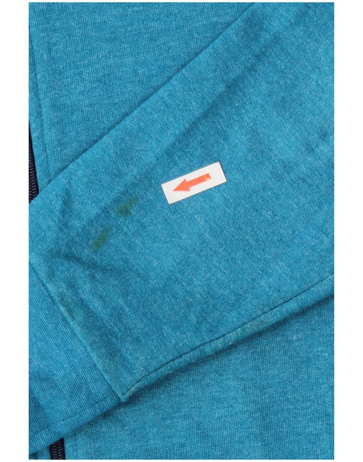 Kappa Damen-Trainingsanzug-Top-Jacke, UK 18, XL, blaue Baumwolle