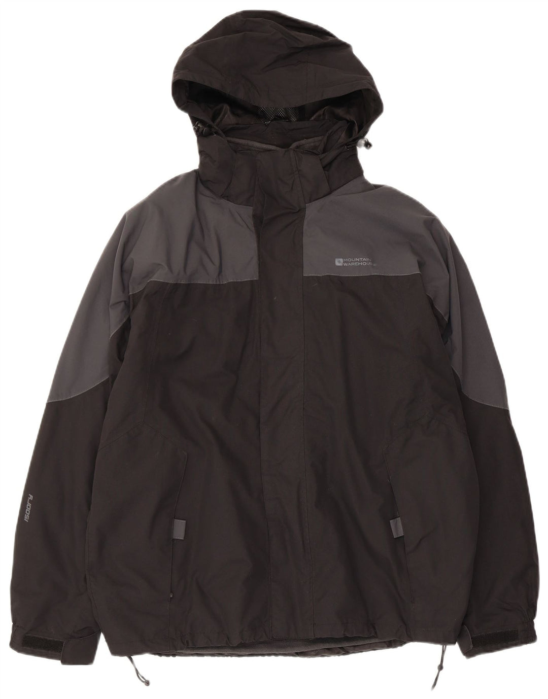 Mountain Warehouse Herren-Windbreaker-Jacke, UK 36, Small, Schwarz, Farbblock