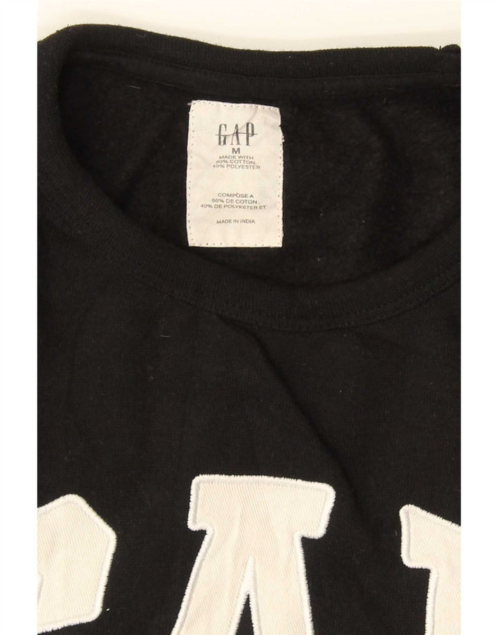 Gap Herren-Sweatshirt mit Grafik, mittelschwarz, Baumwolle