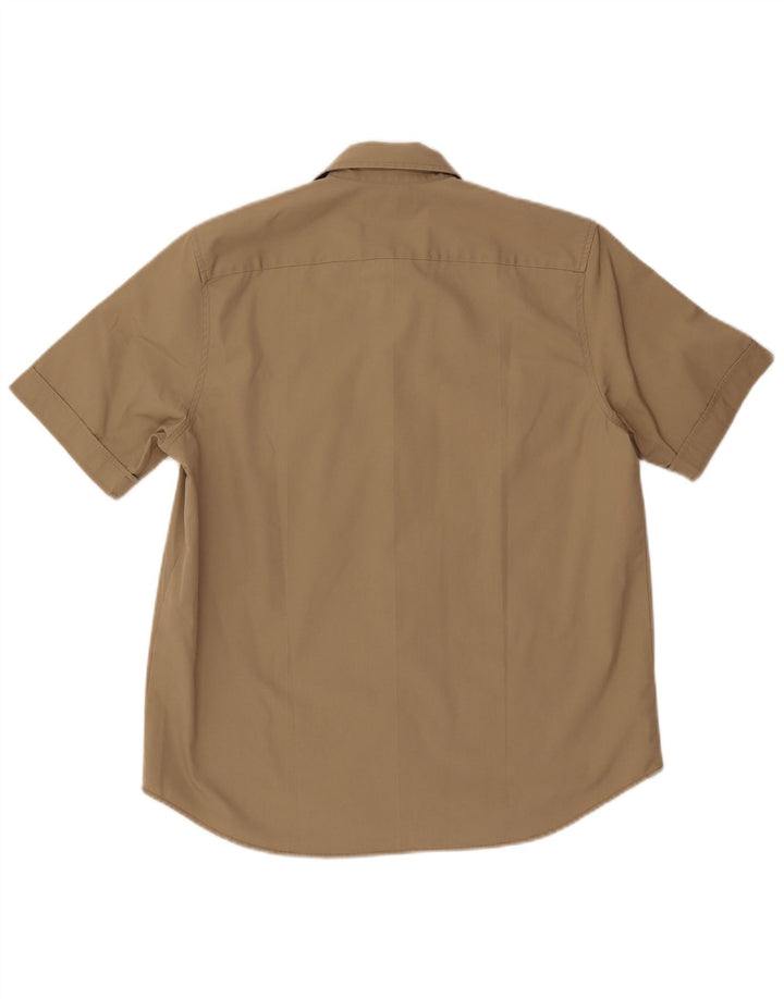 Levi's Herren-Kurzarmhemd aus mittlerer Khaki-Baumwolle