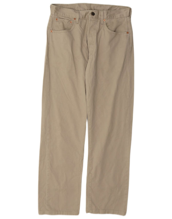 Levi's Herren 551 Straight Loose Fit Freizeithose W32 L29 Beige Baumwolle