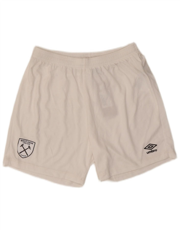 Umbro Herren West Ham United F.C. Sportshorts Mittelweißes Polyester