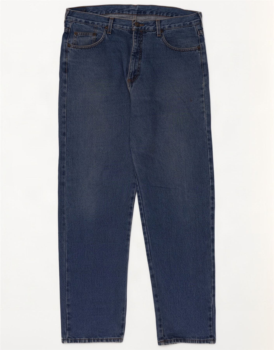 Lee Cooper Herren Straight Jeans W38 L32 Blaue Baumwolle