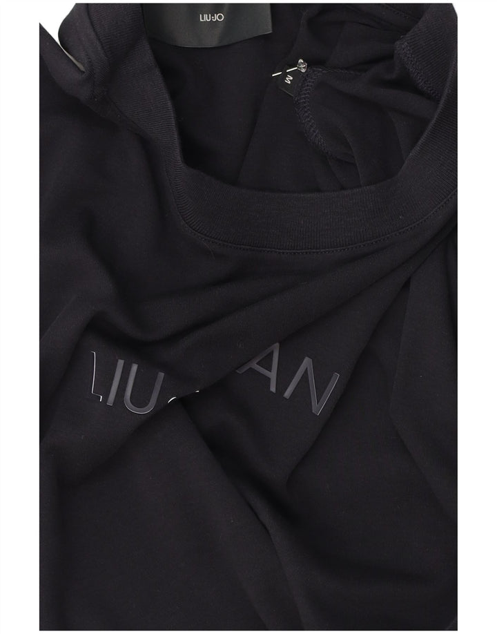 Liu Jo Herren-T-Shirt mit Grafik, mittelgroß, Marineblau