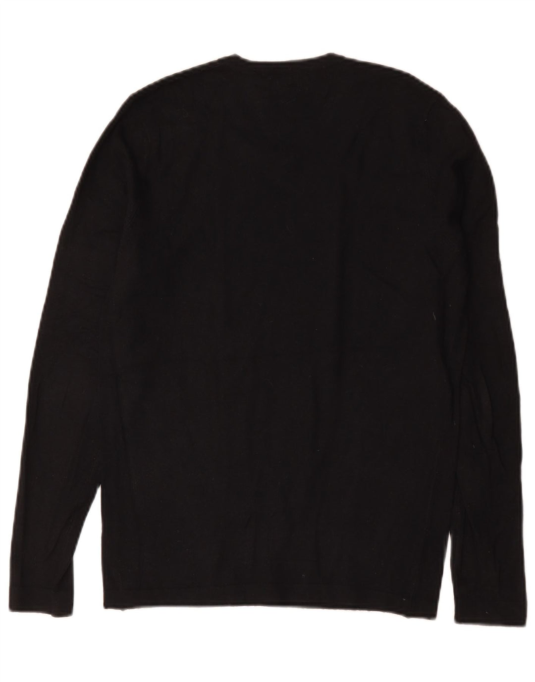 Zara Herren-Pullover mit V-Ausschnitt, Größe S, Schwarz