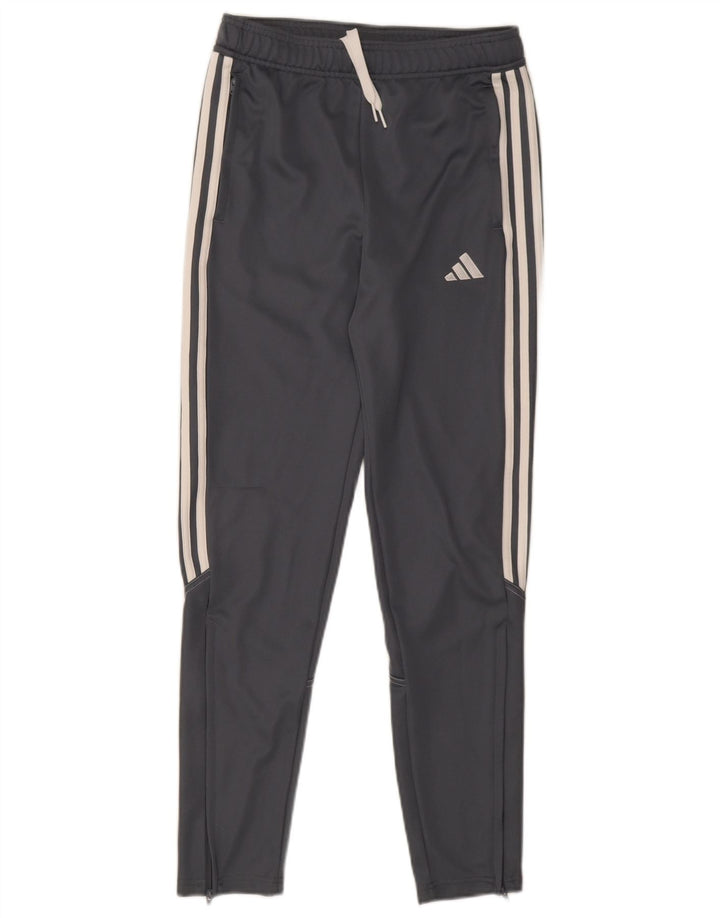 Adidas Aeroready-Trainingshose für Jungen, 13–14 Jahre, graues Polyester