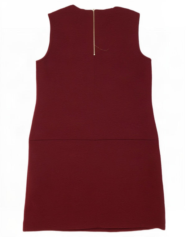 Marks & Spencer Damen ärmelloses Etuikleid UK 16 Large Burgund