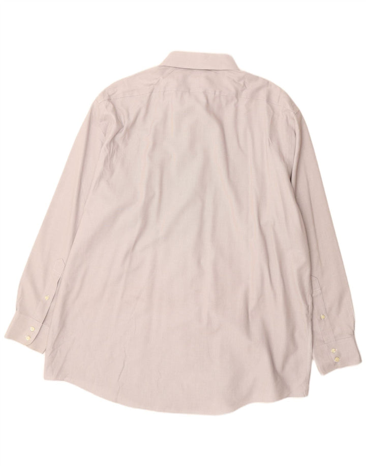 Brooks Brothers Herrenhemd, Größe 18 1/2 2XL, graue Baumwolle