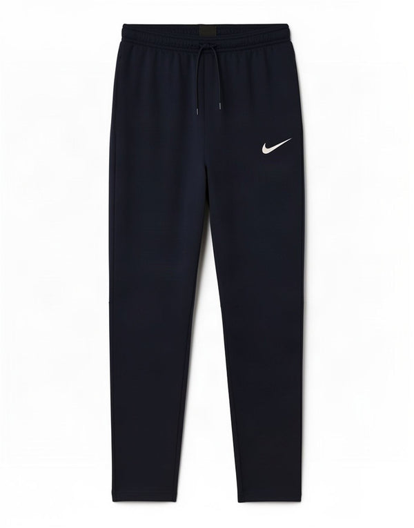 Nike Mens Dri Fit Tracksuit Trousers Medium Navy Blue Polyester