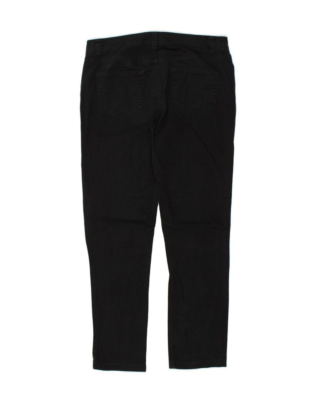 BENETTON Womens Slim Casual Trousers W33 L28  Black | Vintage Benetton | Thrift | Second-Hand Benetton | Used Clothing | Messina Hembry 