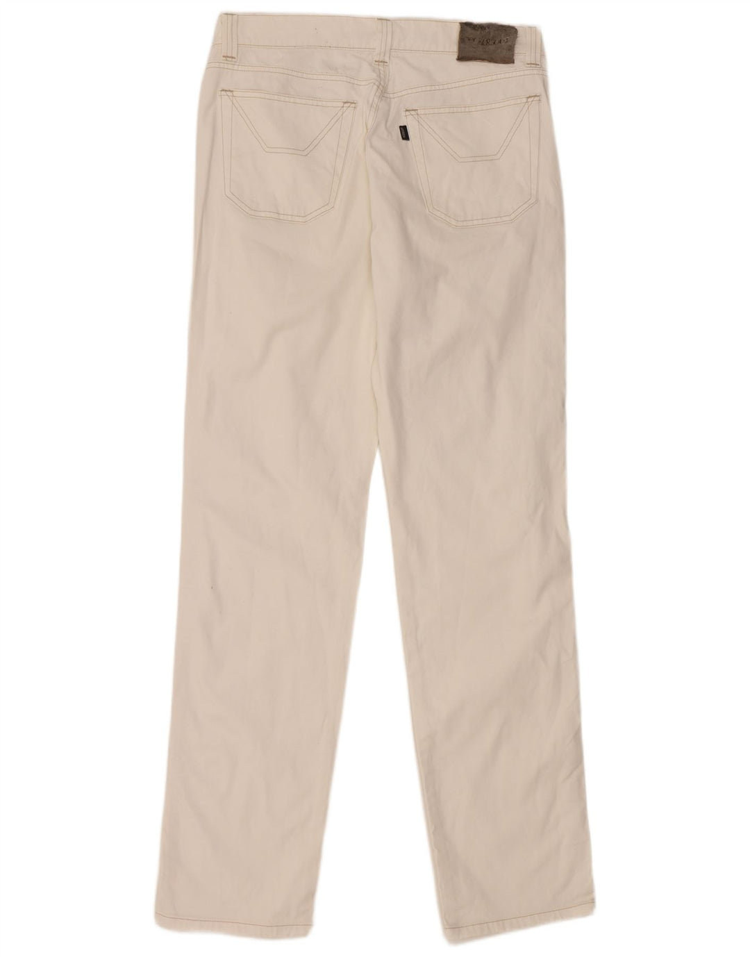 Jeckerson Herren Straight Jeans W34 L34 Weiße Baumwolle