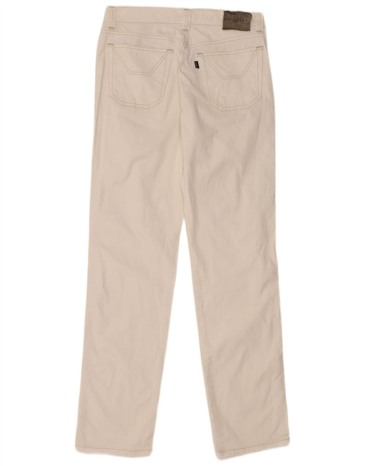 Jeckerson Herren Straight Jeans W34 L34 Weiße Baumwolle