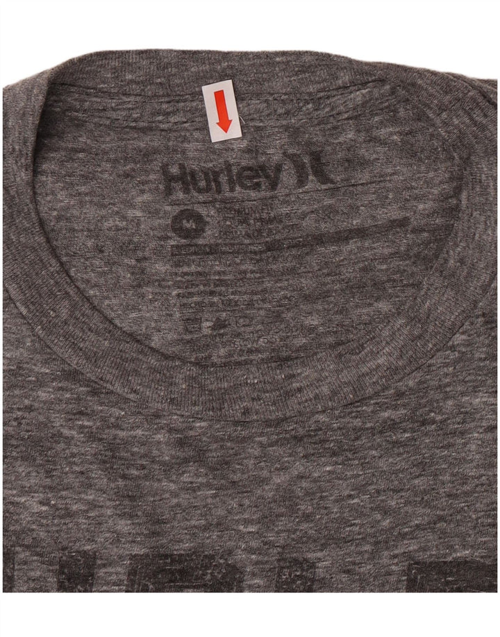 Hurley Herren-T-Shirt mit regulärer Passform, mittelgrau