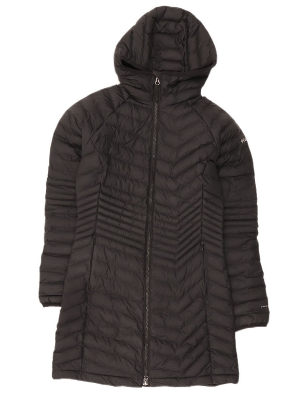 Columbia Damen Omni-Heat Hooded Wattierter Mantel UK 10 Small Schwarz Polyester