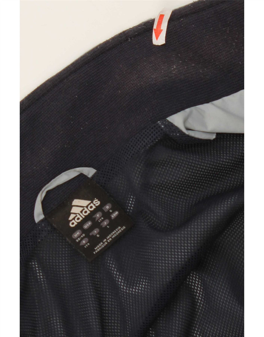 Adidas Herren-Trainingsanzug-Top-Jacke, UK 38/40, mittleres Marineblau, Farbblock