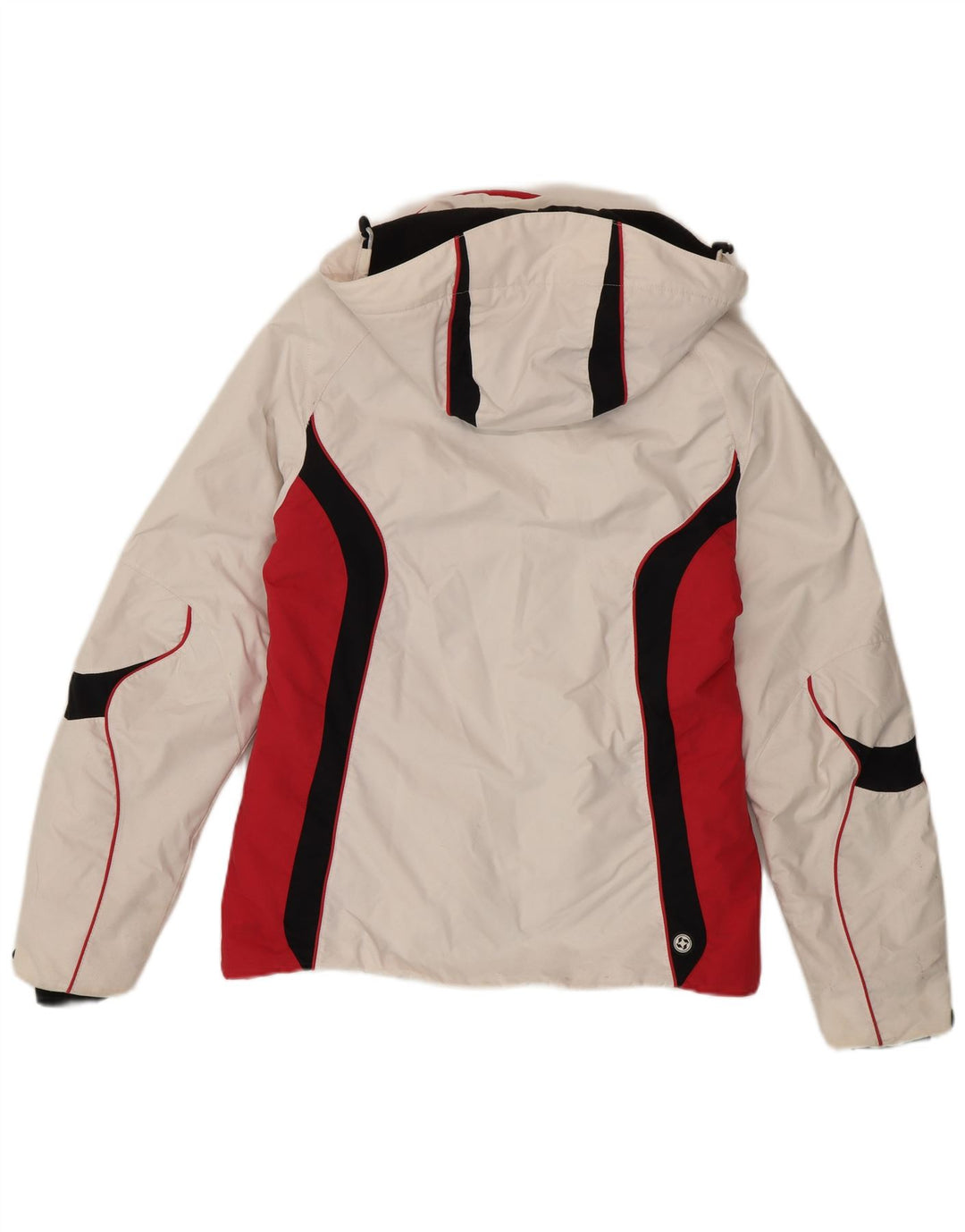 Colmar Damen Skijacke mit Kapuze IT 42 Mittelweiß Colourblock Sports