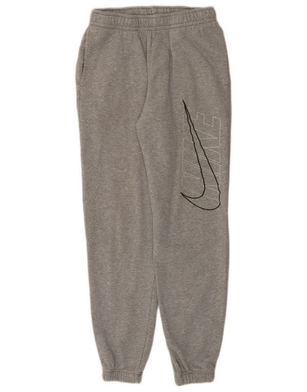 Nike Herren-Trainingshose mit Grafik, Jogginghose, Größe S, grau gefleckte Baumwolle