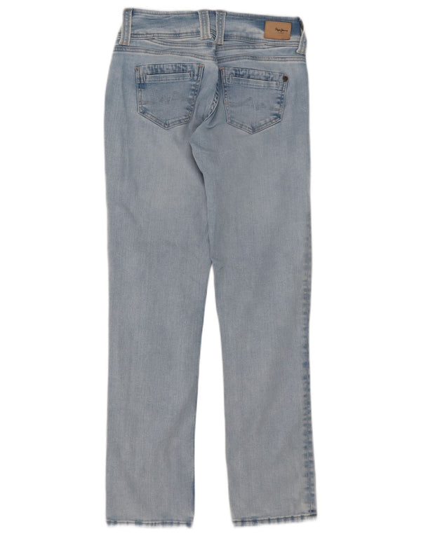 PEPE Jeans Damen Straight W29 L32 Blaue Baumwolle