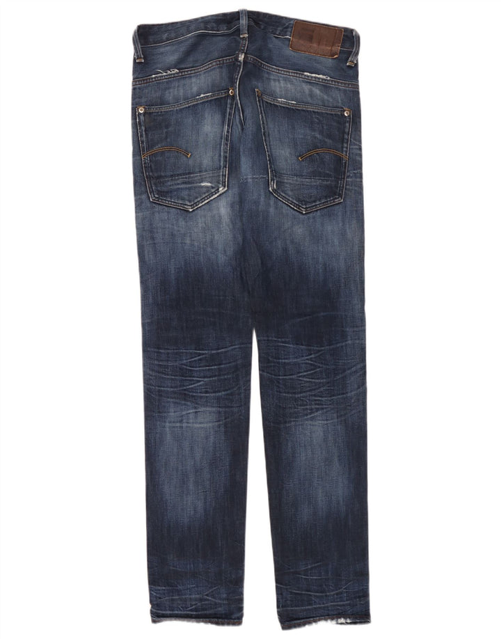 G-Star Herren Radar Slim Jeans W32 L34 Blaue Baumwolle