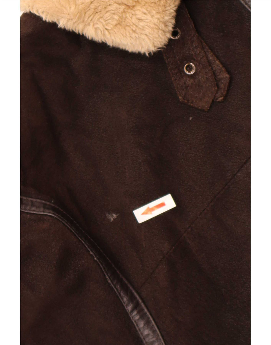 Conbipel Herren Sherpa Lederjacke UK 40 Large Braun
