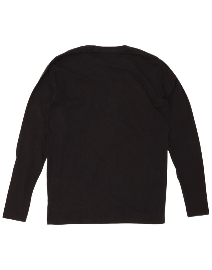 PEPE JEANS Herren-Grafik-Top, langärmelig, Größe S, Schwarz