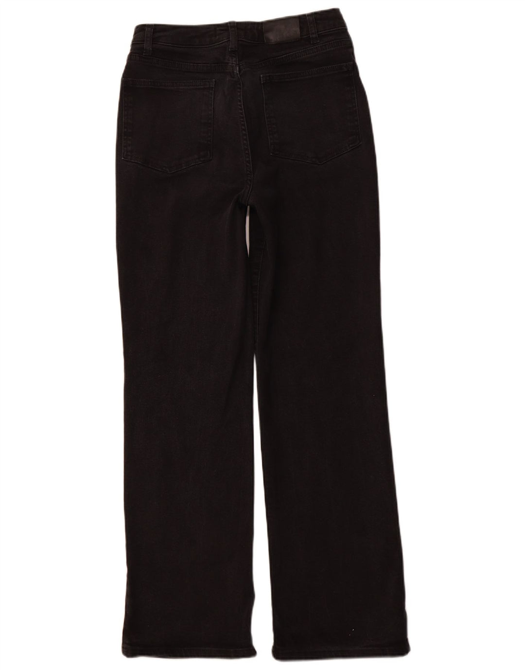 MINT VELVET Damen-Jeans mit hoher Taille und geradem Bein, UK 10, Größe S, W28, L30, Schwarz