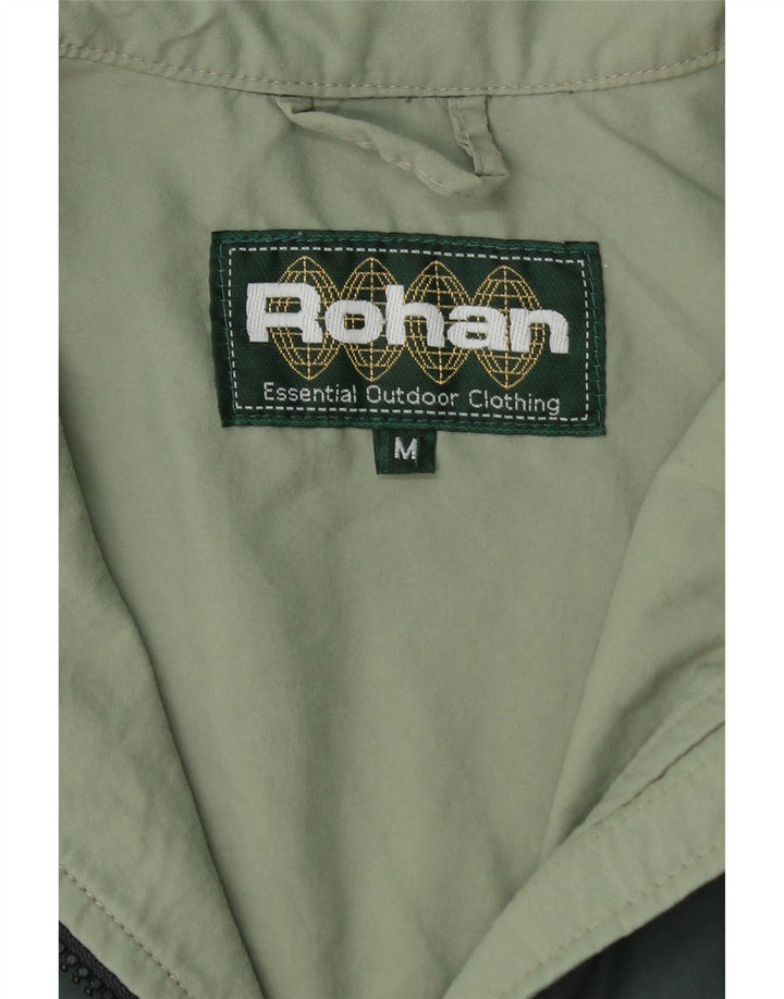 Rohan Herren Anorakjacke UK 38 Mittelgrünes Polyamid