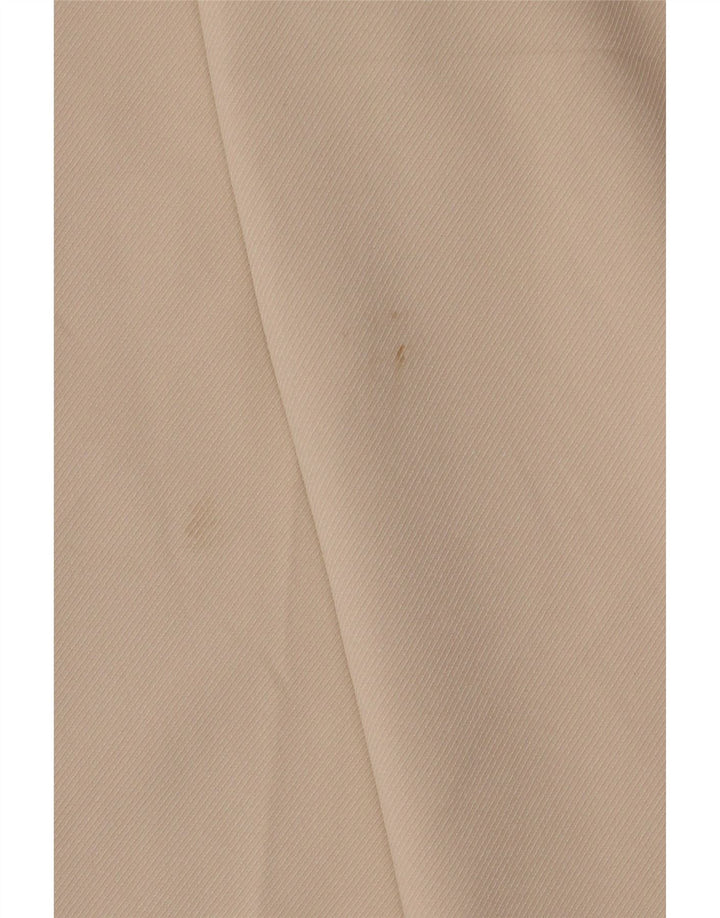 Zara Damen-Hose mit weitem Bein, mittelgroß, W28, L26, Beige, Polyester