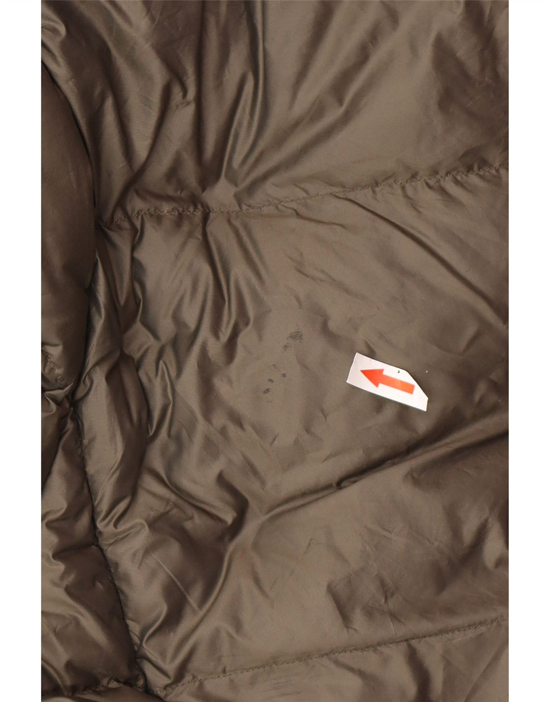 Jack Wills Wattierter Damenmantel mit Kapuze, UK 14, Größe L, Khaki, Polyester