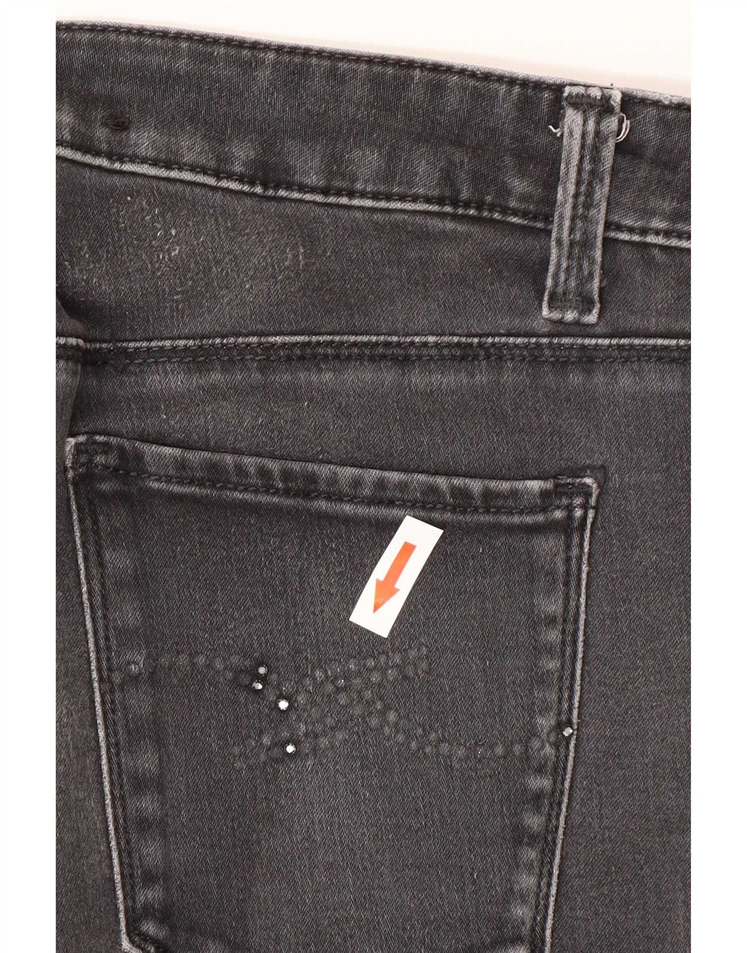 Trussardi Damen Slim Jeans W28 L23 Grau