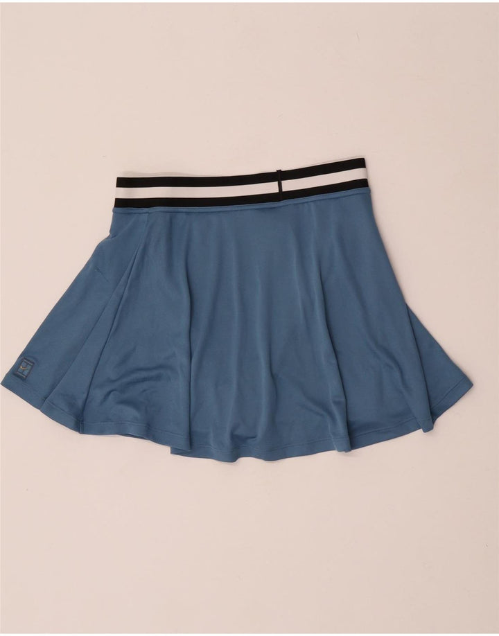 Nike Damen Dri Fit Skort UK 14 Mittelblauer Farbblock