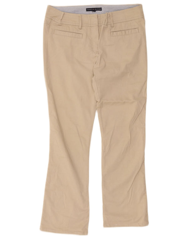 Tommy Hilfiger Damen Bootcut Freizeithose W34 L28 Beige