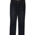 LEVI'S Womens 524 Super Low Slim Jeans US 9 Medium W30 L32 Blue Cotton