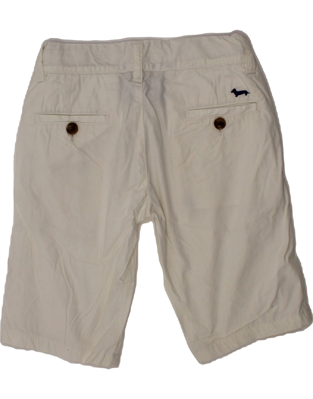 HARMONT & BLAINE Boys Chino Shorts 5-6 Years Medium W22 White Cotton Vintage Harmont & Blaine and Second-Hand Harmont & Blaine from Messina Hembry 
