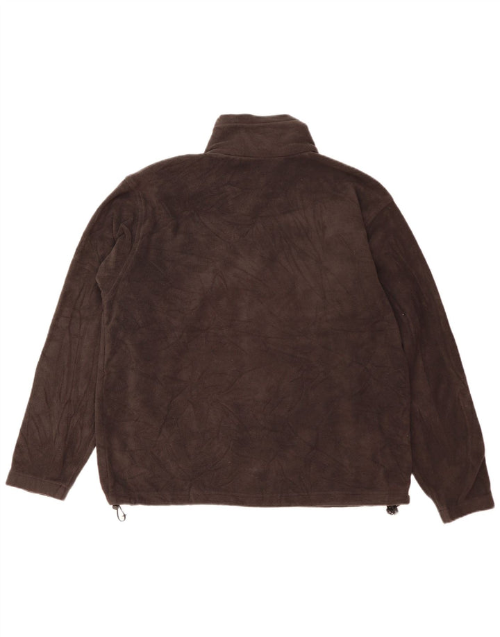 Columbia Herren Fleecejacke UK 40 Large Braun Polyester
