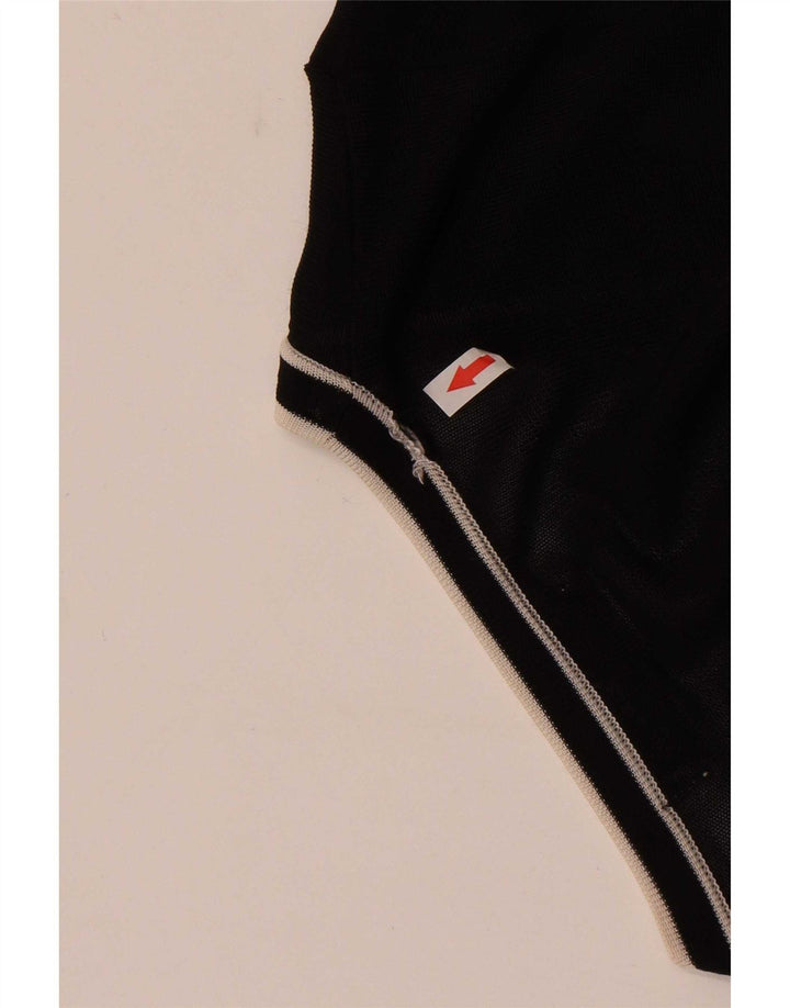 Zara Damen-Cardigan-Pullover UK 12 Medium Black Colourblock Rayon