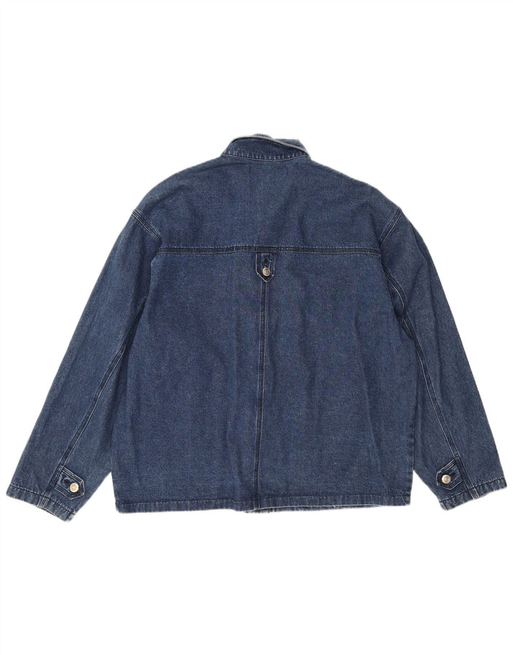 St. Bernard Damen Übergroße Jeansjacke UK 14/16 Große blaue Baumwolle