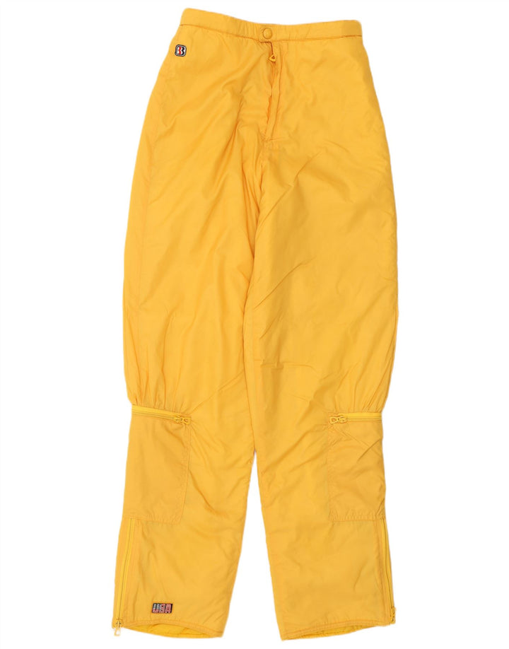 Belfe Damen-Skihose mit hoher Taille, IT 46, Größe L, Gelb, Polyamid