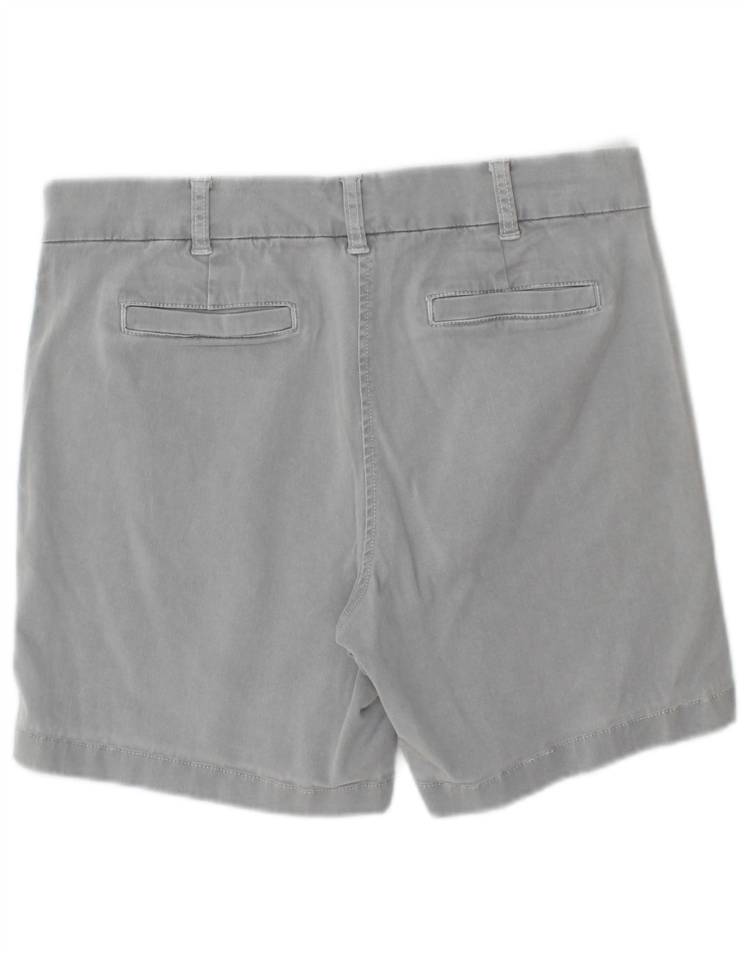 J. CREW Damen Chinoshorts US 8 Medium W30 Graue Baumwolle