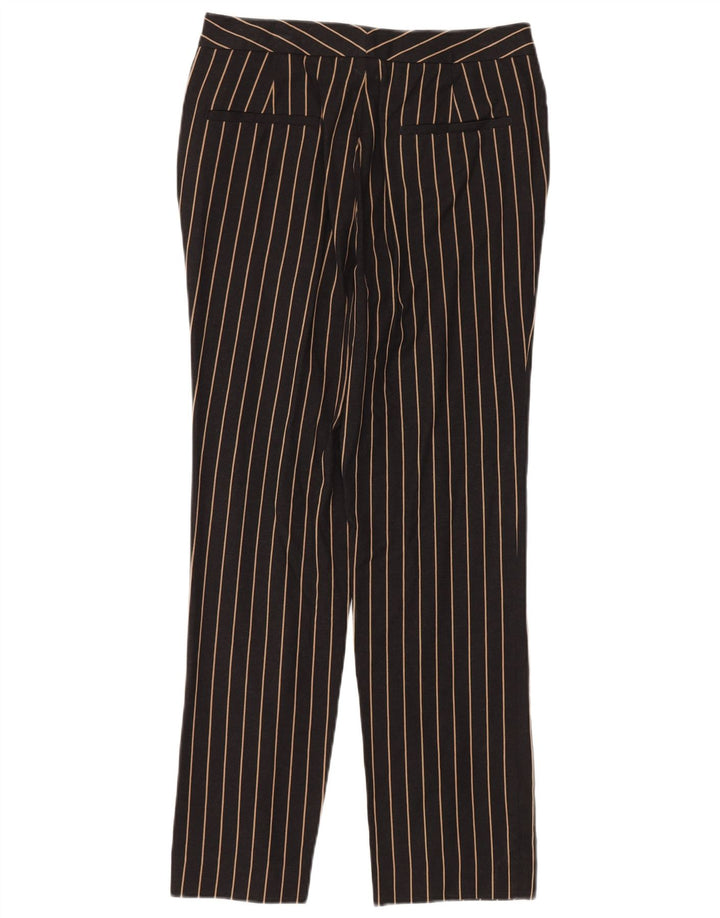 MASSIMO DUTTI Damen-Chinohose mit hoher Taille, EU 38, Größe S, W28, L28, Schwarz