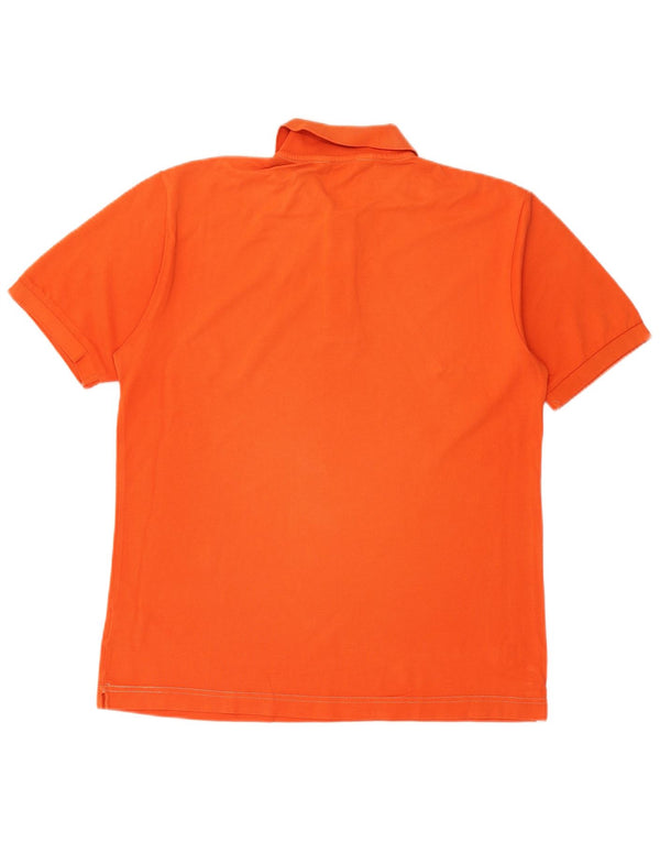 Kappa Herren Poloshirt Large Orange Baumwolle