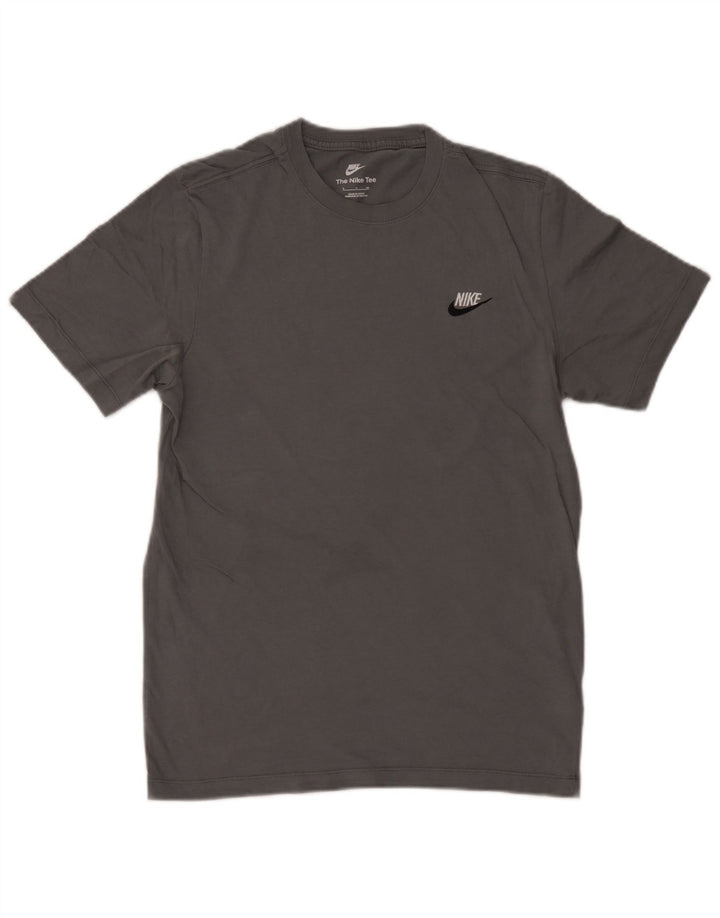 Nike Herren T-Shirt Top Small Grau Baumwolle