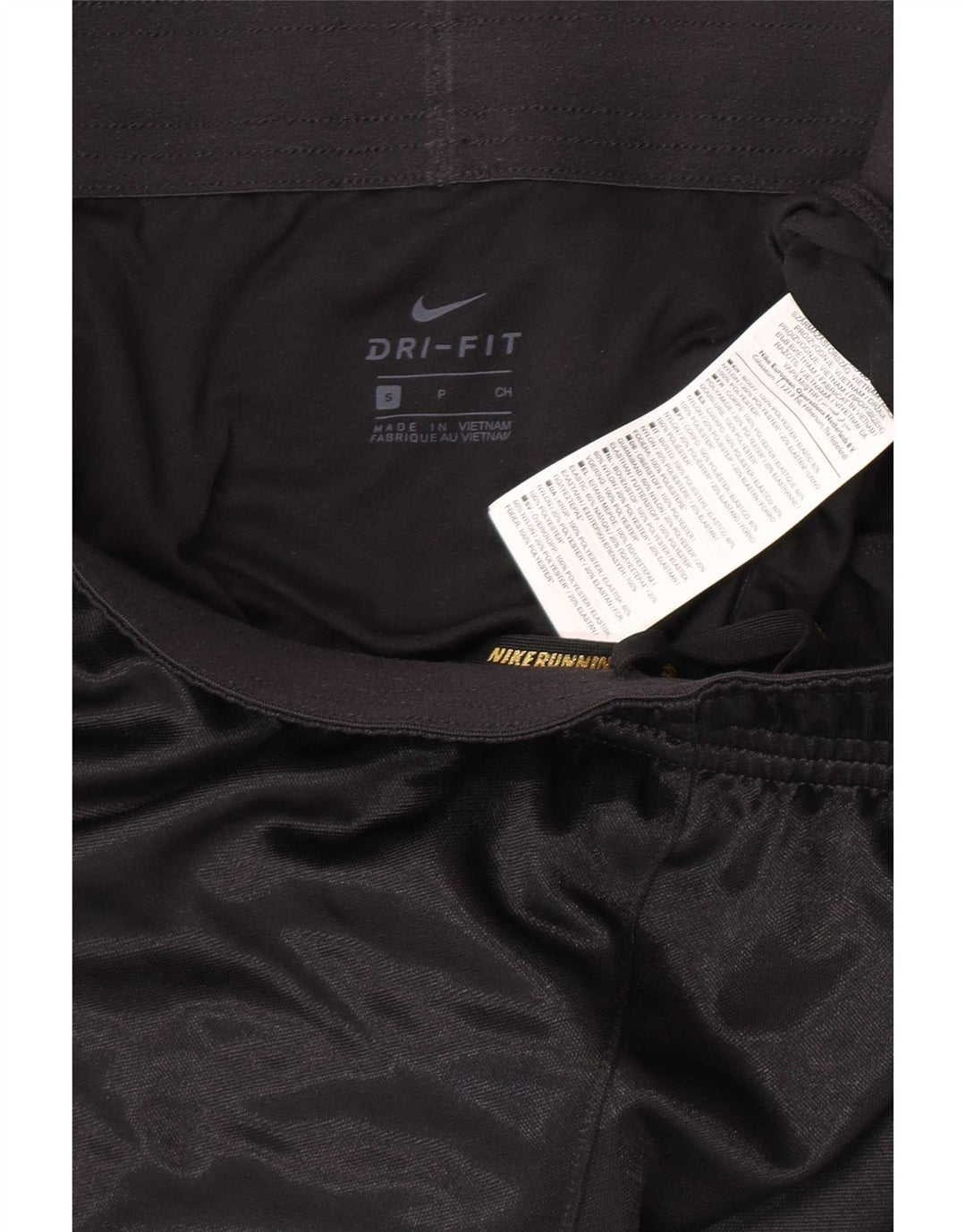 Nike Damen Dri Fit Sport Shorts UK 10 Small Schwarz Polyester